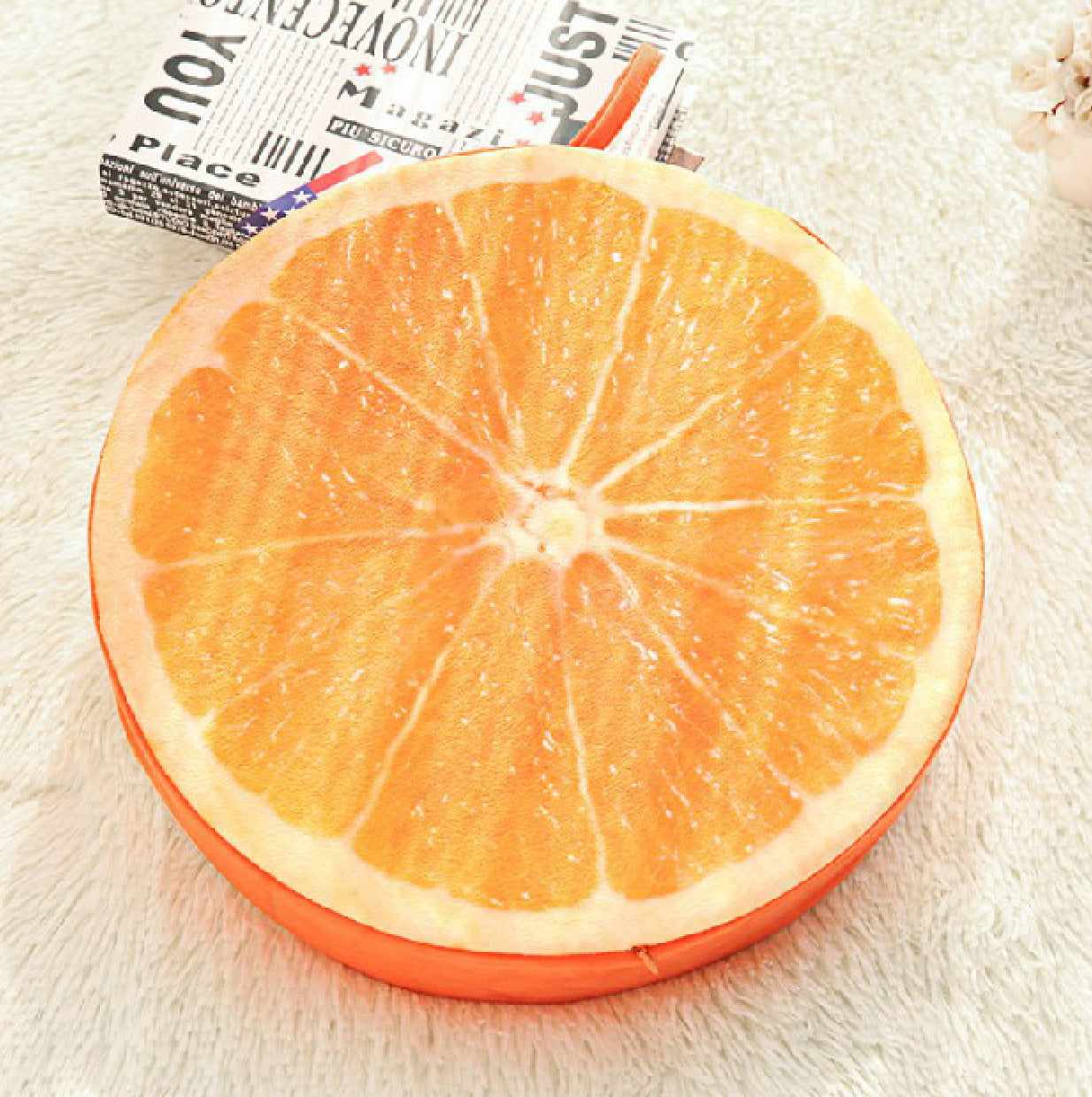 3D Fruit Cushion Tatami Pillow Is Removable And Washable