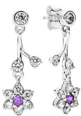 Tree Of Life Shining Snow Stud Earrings