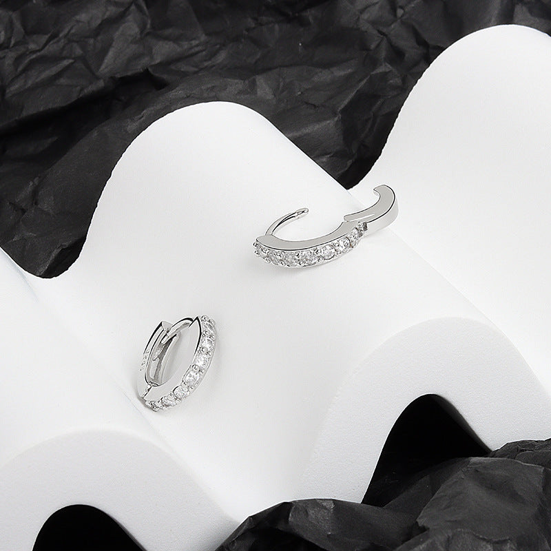 Temperament Earring Factory Wholesale Ear Buckle Fashion Diamond Jewelry
