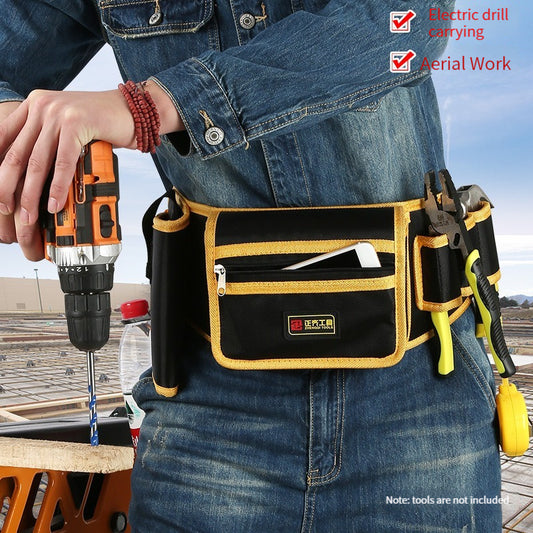 Electrician Tool Kit Special Portable Small Waist Bag Canvas Sturdy And Durable Waist Bag Belt Multi-function Storage And Repair Bag