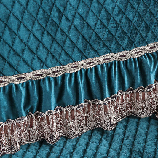 Gold Velvet Four Seasons Sofa Cover Cover Towel Back Towel Living Room Non-slip Fabric Cushion