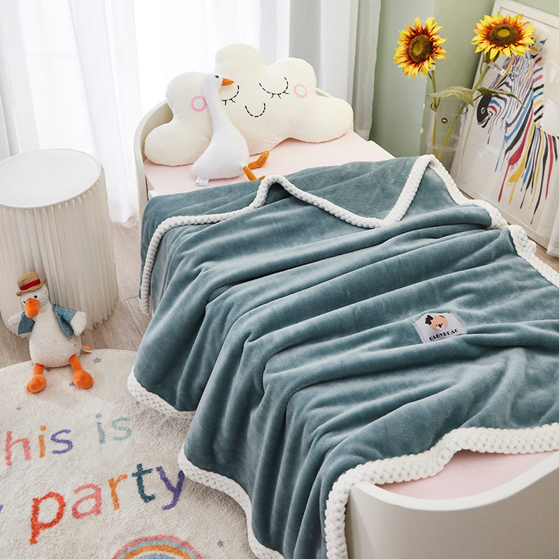 Warm Baby Fashion Blanket Waffle Fleece