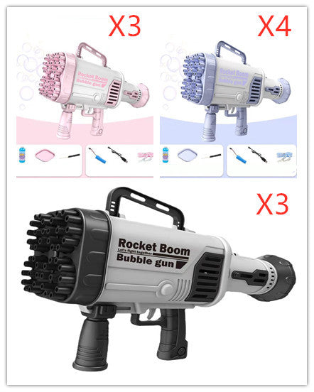 Bazooka Bubble Machine Gatling Children's 44 Holes