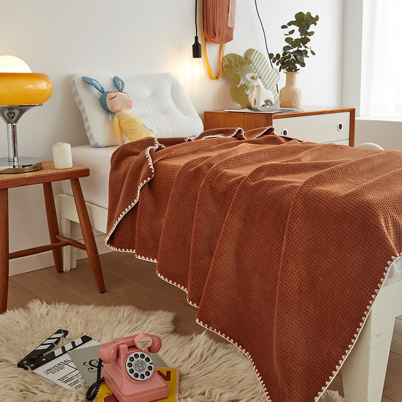 Warm Baby Fashion Blanket Waffle Fleece