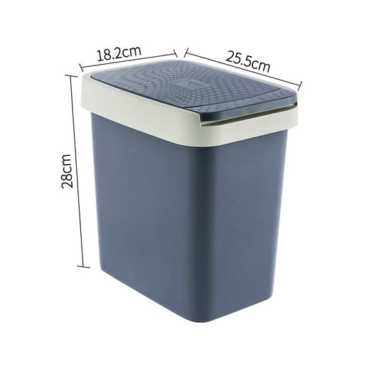 Rectangular Flip Cover Toilet With Lid Push Type