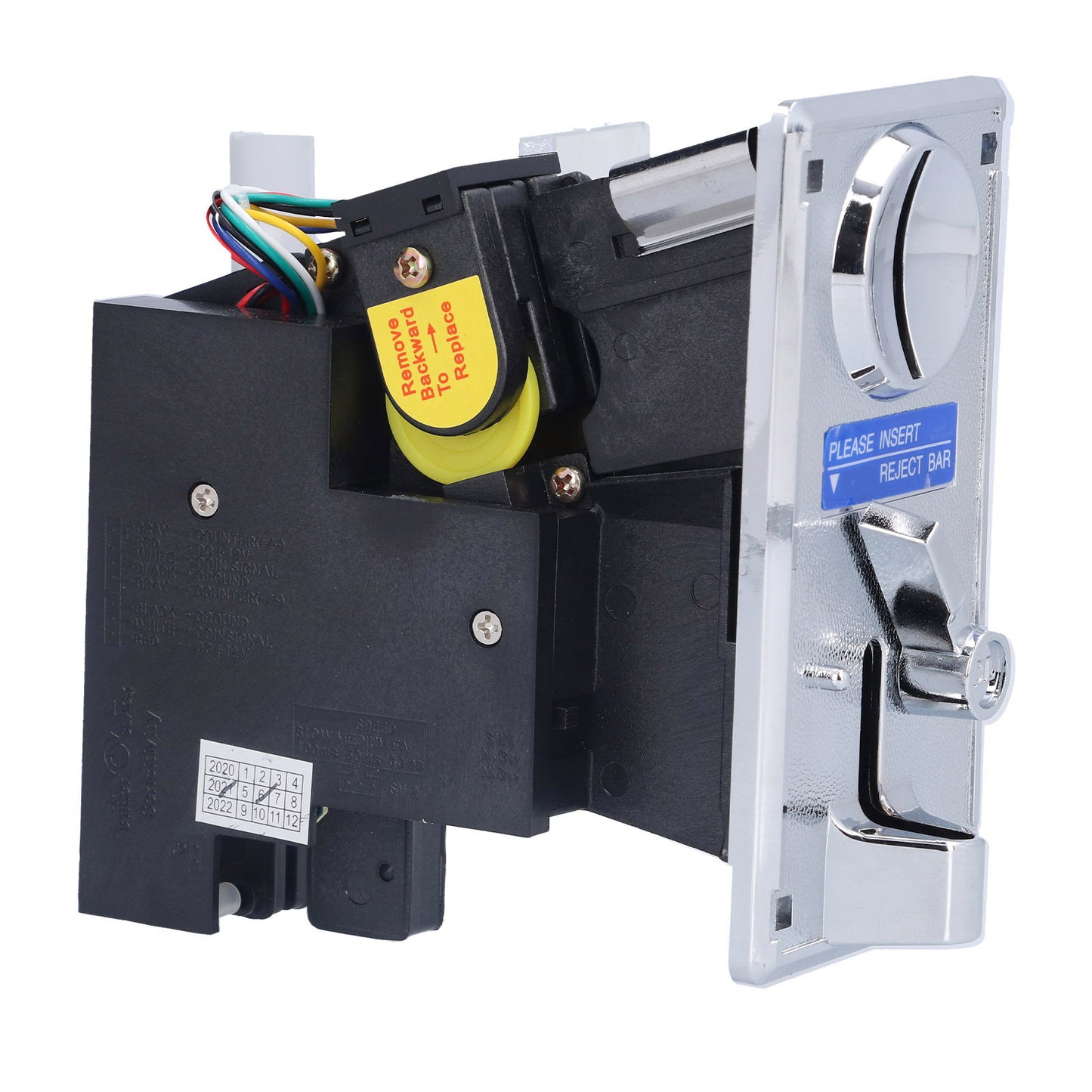 Coin Acceptor CPU Comparison Electronic Coin Selector for Arcade Game Vending MachineSilver Gray