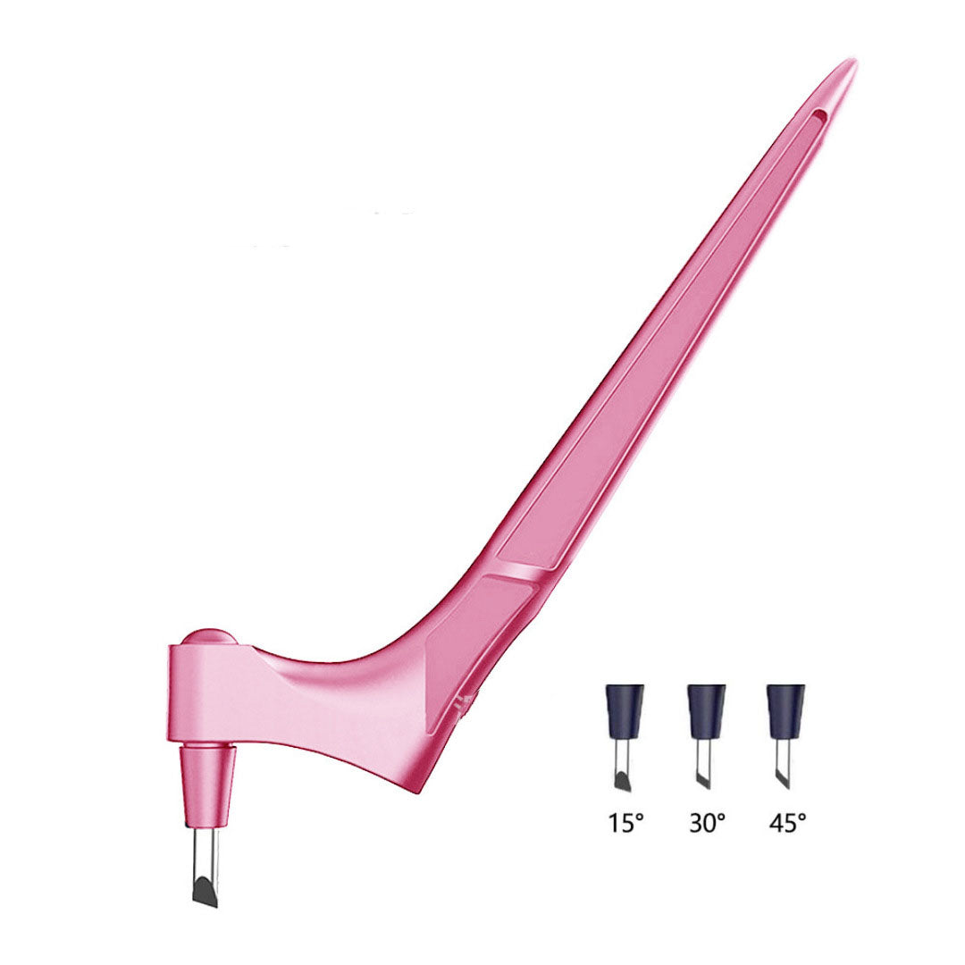 CJdropshipping 360-degree rotating paper cutter hand-held carving knife with ergonomic handle and sharp blade for precise cutting.