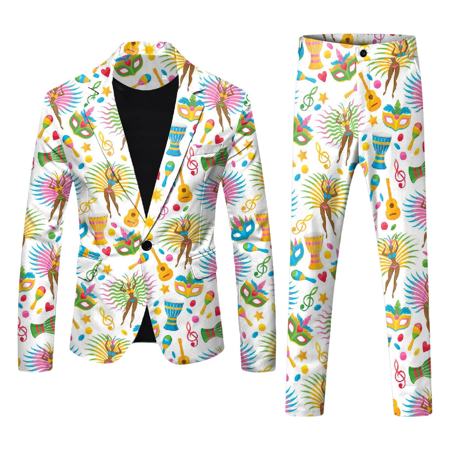 Men's Suit Set Light Business Daily Versatile Jacket