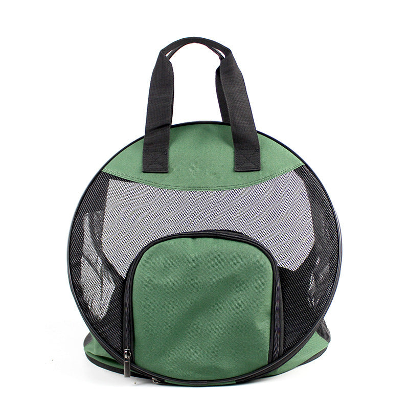 Portable breathable handbag for pets