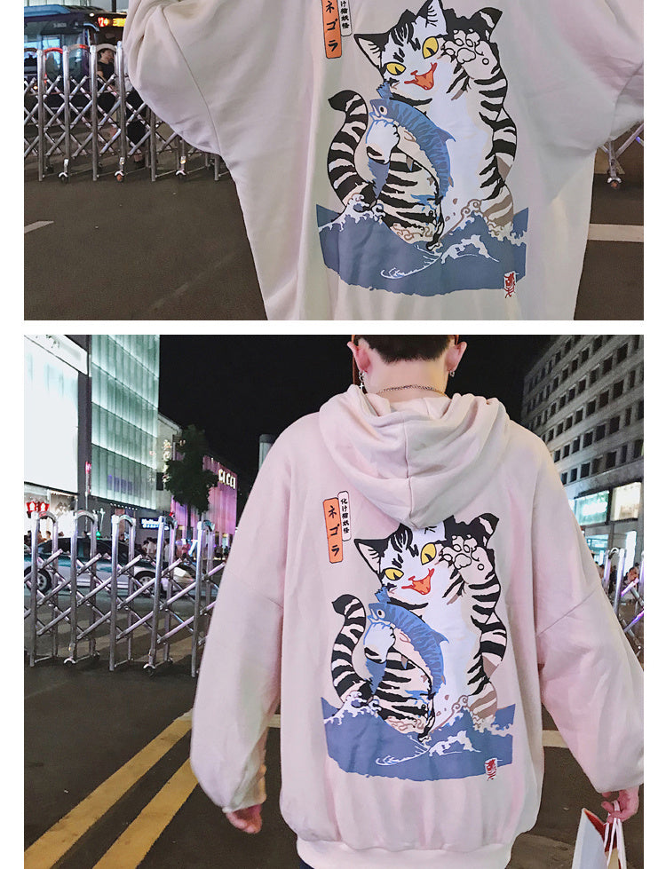 Kapuzenpullover im Hip-Hop-Stil im Harajuku-Stil