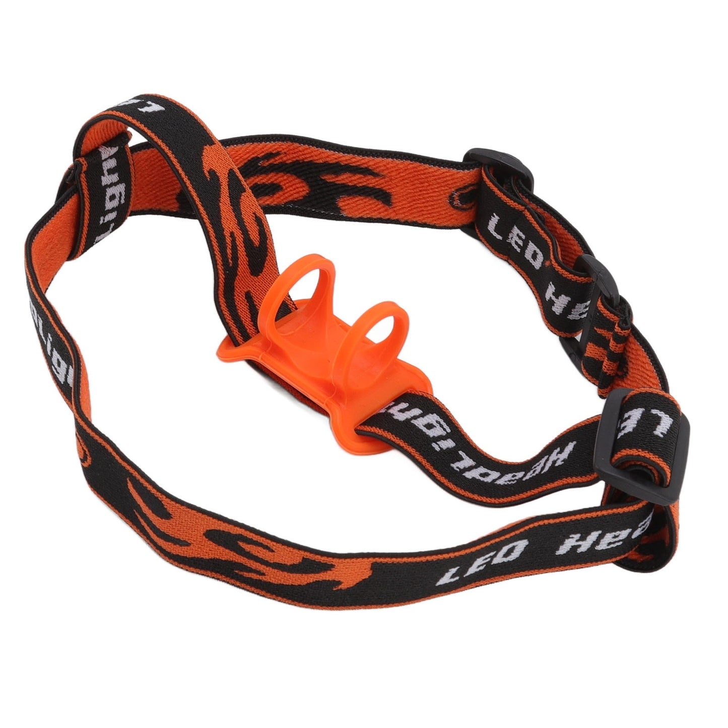 Outdoor Headlamp Elastic Strap Hands Free Headlamp Holder Strap for 22 to 32mm Diameter Flashlight