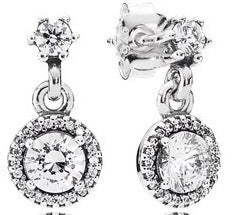 Tree Of Life Shining Snow Stud Earrings
