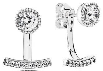 Tree Of Life Shining Snow Stud Earrings