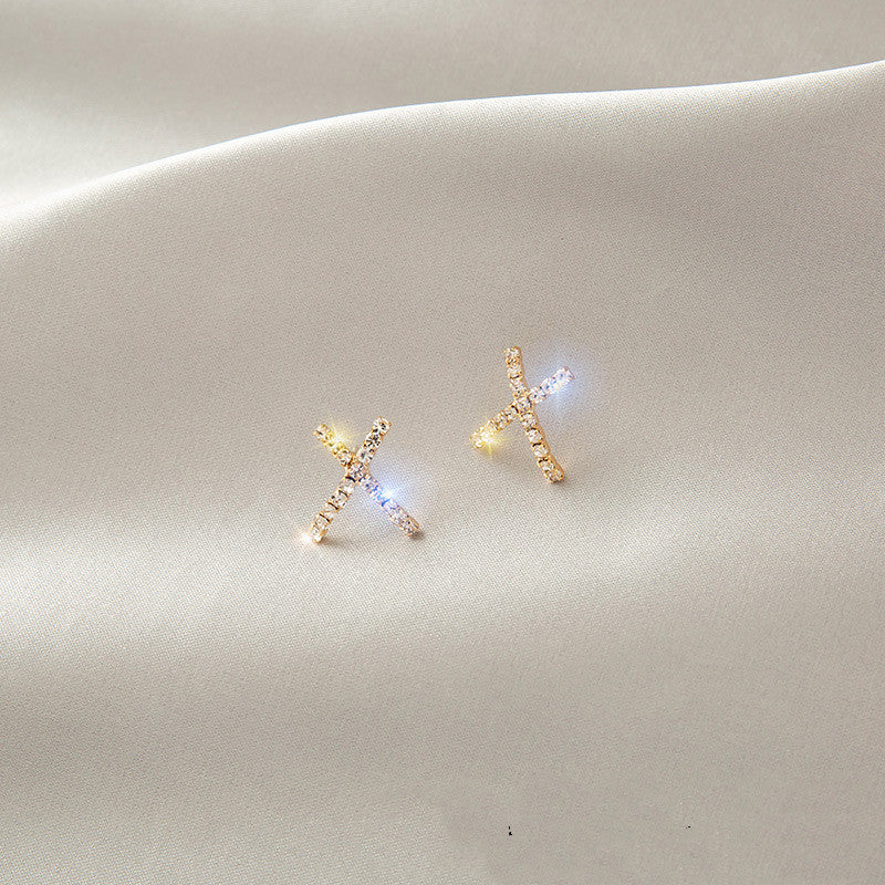 Earrings Niche Design Sense, Sweet And Cold Style, European And American Port Style Ins
