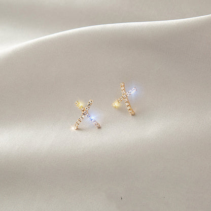Earrings Niche Design Sense, Sweet And Cold Style, European And American Port Style Ins