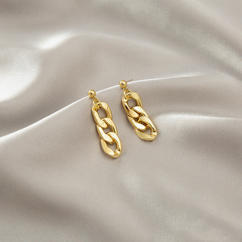 Earrings Niche Design Sense, Sweet And Cold Style, European And American Port Style Ins