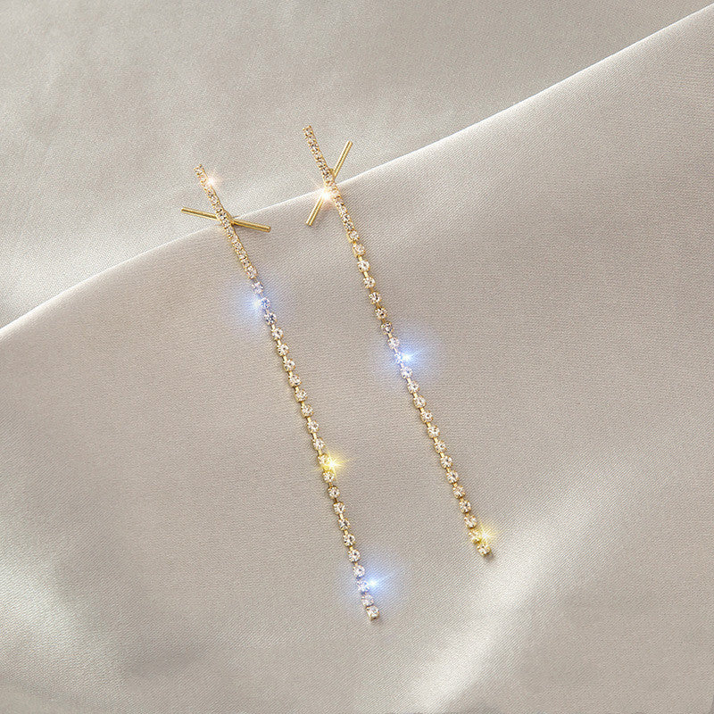 Earrings Niche Design Sense, Sweet And Cold Style, European And American Port Style Ins