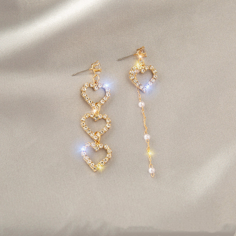 Earrings Niche Design Sense, Sweet And Cold Style, European And American Port Style Ins