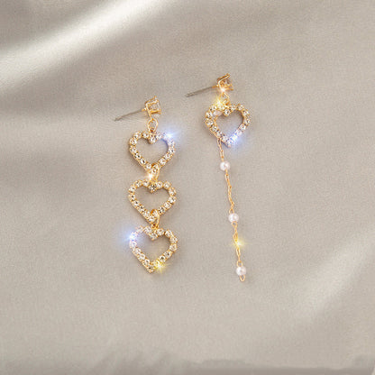 Earrings Niche Design Sense, Sweet And Cold Style, European And American Port Style Ins