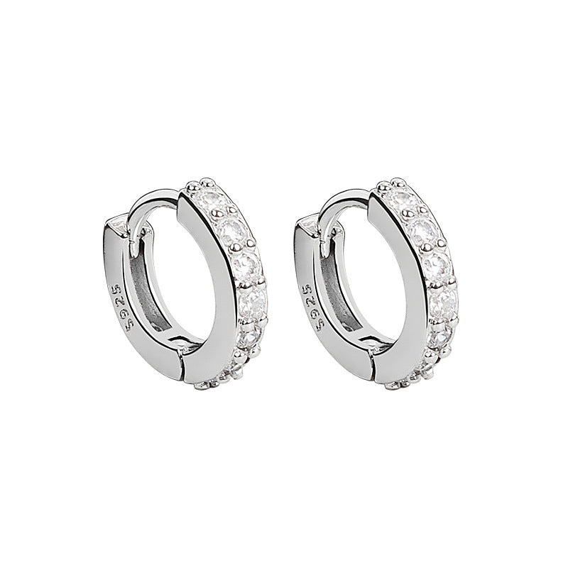 Temperament Earring Factory Wholesale Ear Buckle Fashion Diamond Jewelry