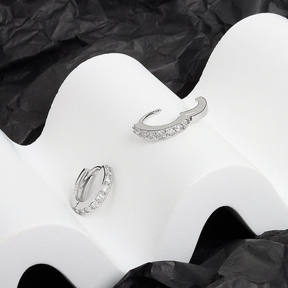 Temperament Earring Factory Wholesale Ear Buckle Fashion Diamond Jewelry
