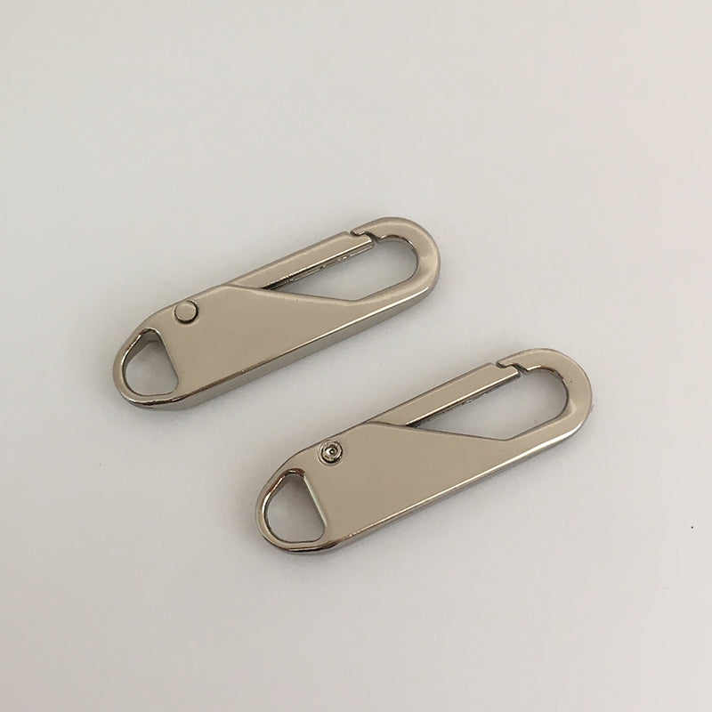 Leather bag zipper accessories with detachable zipper heads for men and women, suitable for wholesale bag repairs and customization.