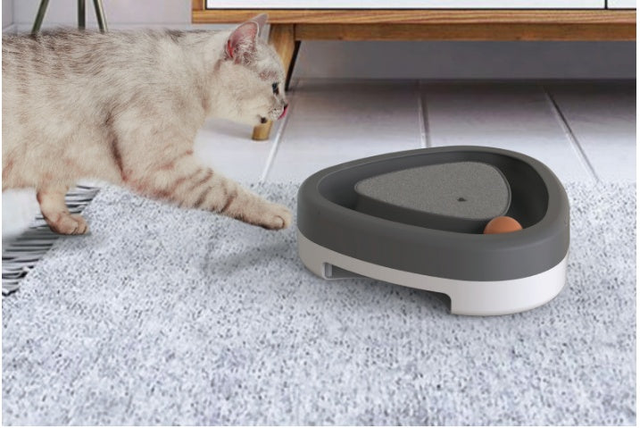 Haustier Katze Selbst-hey Spielzeug Smart Lustige Katze Dreieck Plattenspieler Elektrische Spielzeug Katze Scratcher