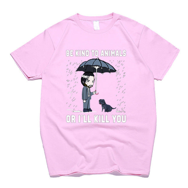 Summer Men's Casual Fashion Printed Short Sleeved T Shirt