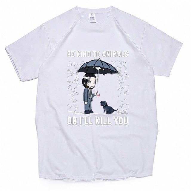 Summer Men's Casual Fashion Printed Short Sleeved T Shirt