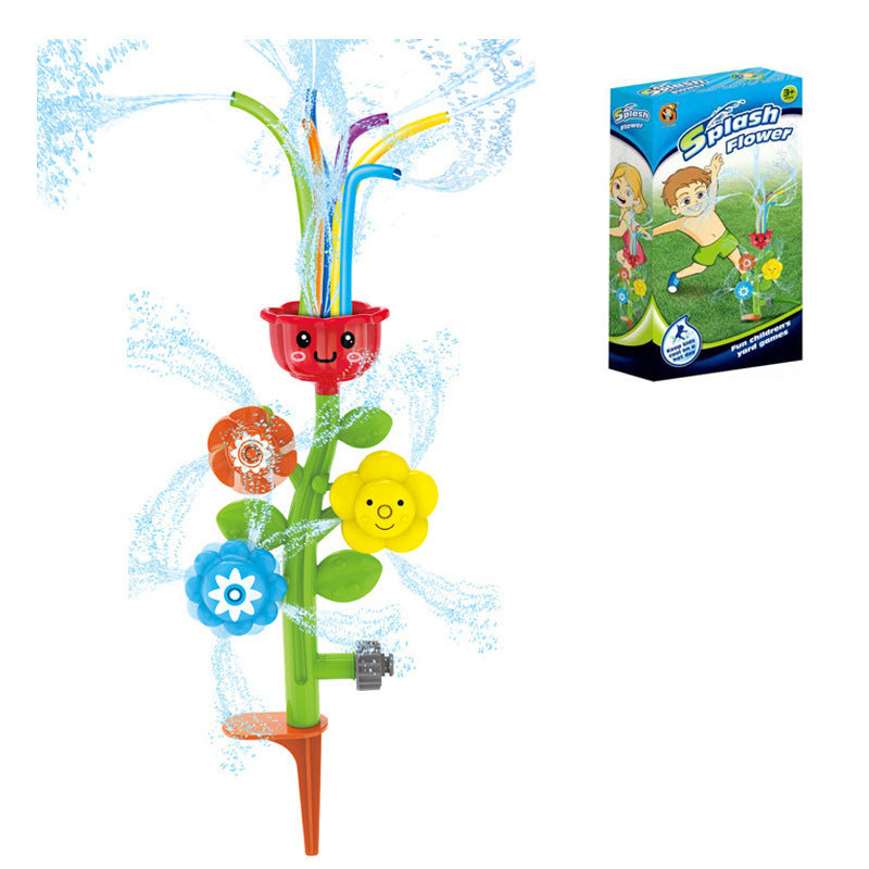 ShopByBali outdoor garden sprinkler toy for kids, featuring colorful splash design perfect for summer yard fun and baby bath play.