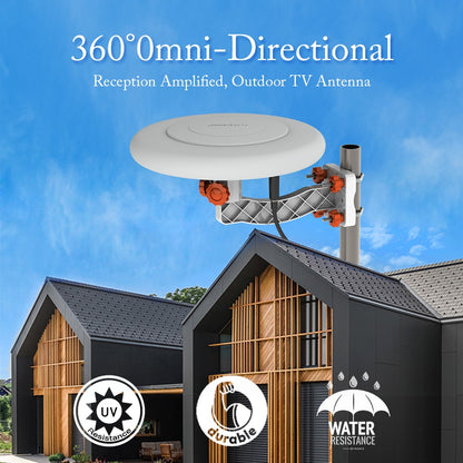 TA-A1 360 Degree Steering TV Antenna UV Dual Band 47-860 MHz 15-18dB HD Outdoor, Forbidden Platform - Walmart, Amazon
