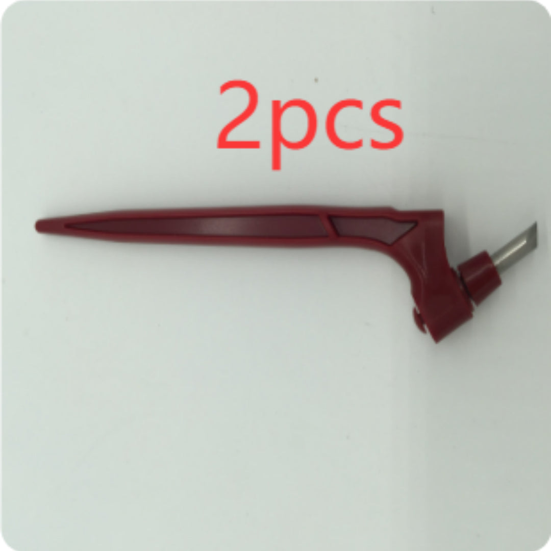Hand-held 360-degree rotating paper cutter and carving knife by CJdropshipping, featuring a compact design for precise cutting.