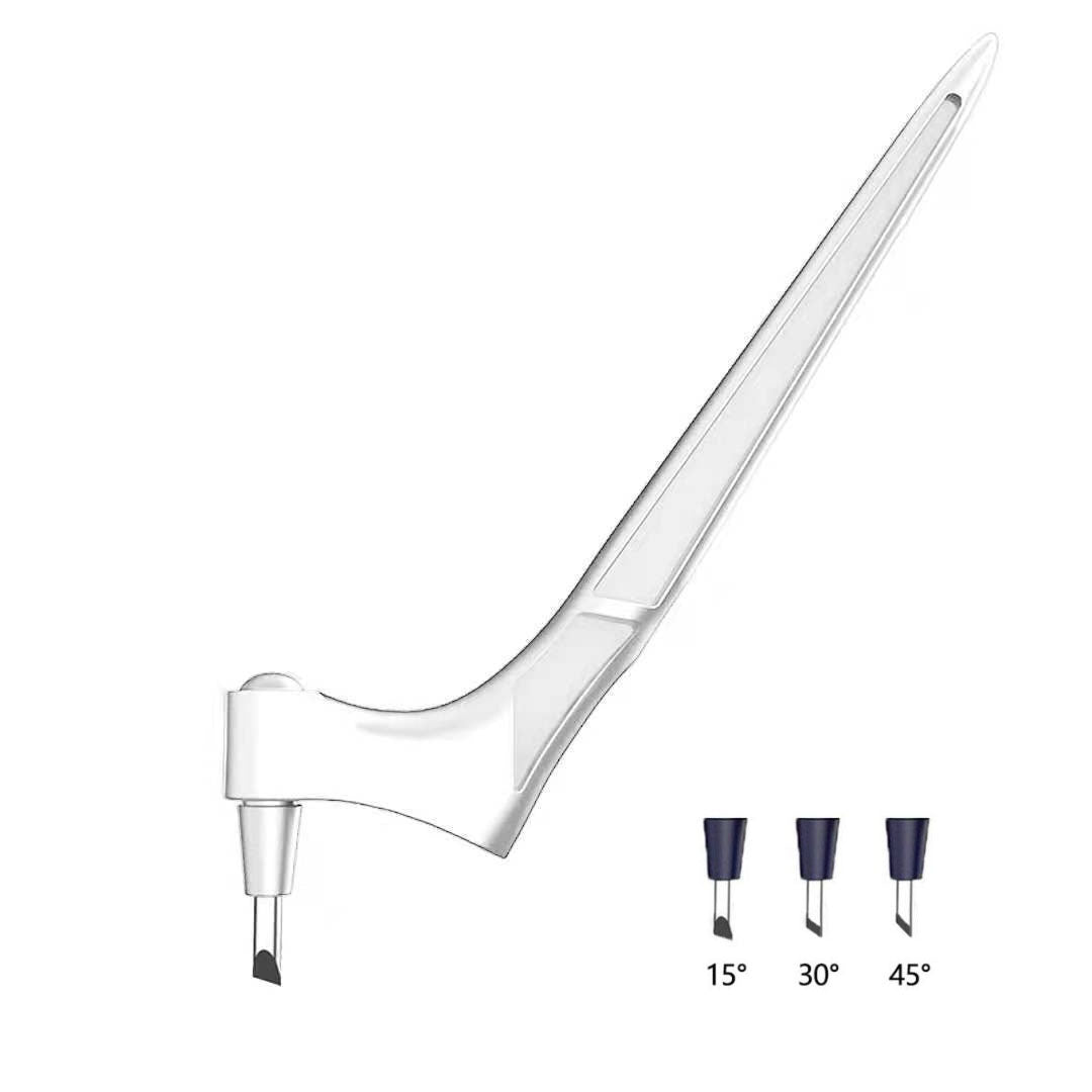 Hand-held CJdropshipping 360-degree rotating paper cutter and carving knife for precise crafts and paper trimming.