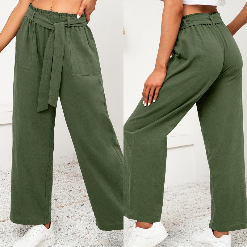 Casual Loose High Waist Pants Fashion Casual