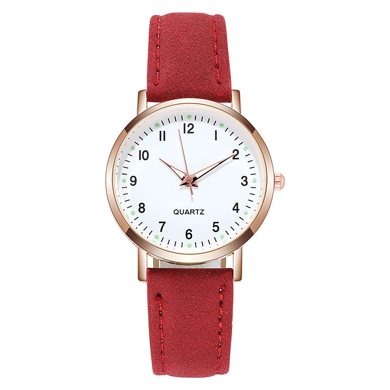 Casual Simple Digital Retro Ladies Quartz Watch