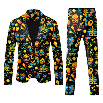 Men's Suit Set Light Business Daily Versatile Jacket