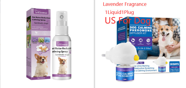 Pet cat and dog anti-stress aromatherapy diffuser from CJdropshipping, soothing mood with calming essential oils.