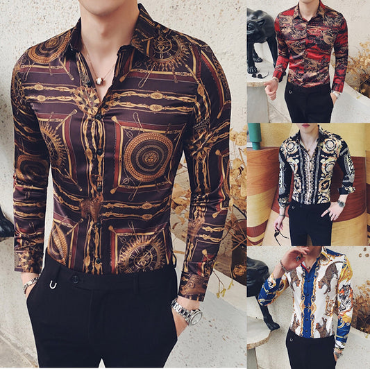 Stylish Casual Cotton Blend Cardigan with Personalized Print