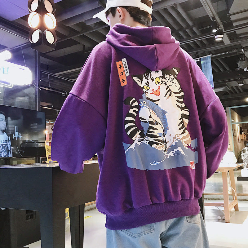 Kapuzenpullover im Hip-Hop-Stil im Harajuku-Stil