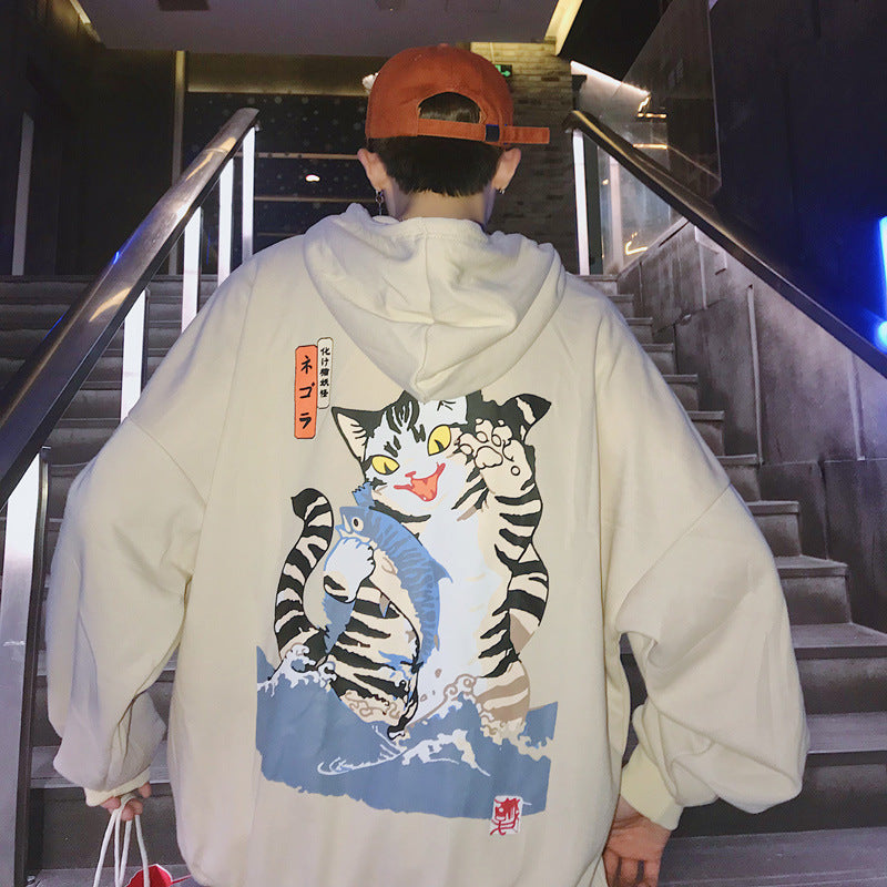 Kapuzenpullover im Hip-Hop-Stil im Harajuku-Stil