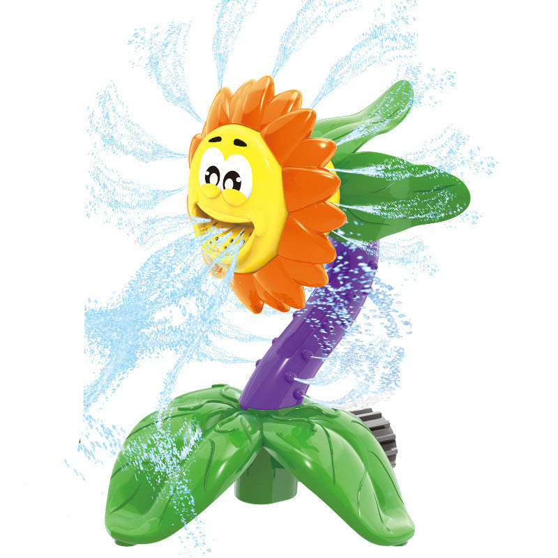 ShopByBali outdoor garden sprinkler toy for kids, featuring colorful cartoon design and water spray for summer yard fun.