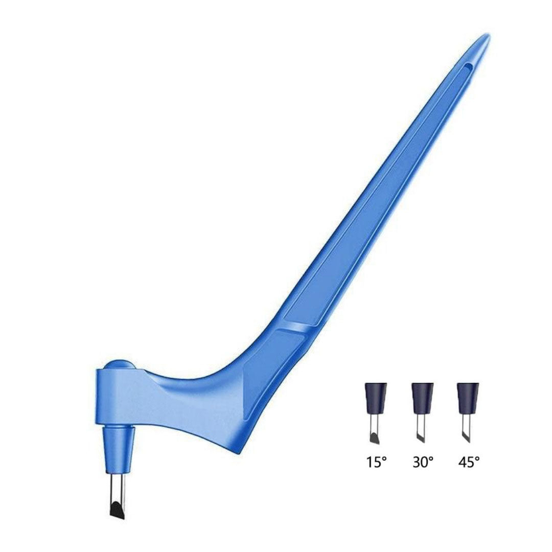 Hand-held 360-degree rotating paper cutter and carving knife by CJdropshipping, featuring a compact, ergonomic design.
