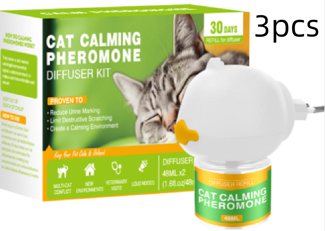 Pet cat and dog anti-stress aromatherapy diffuser from CJdropshipping, designed to soothe pets with calming essential oils.