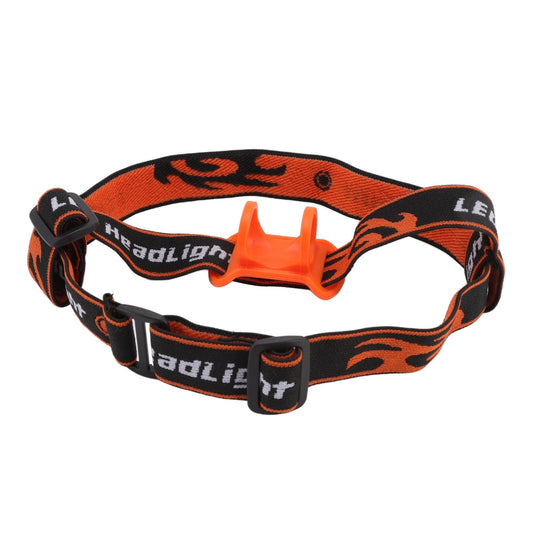 Outdoor Headlamp Elastic Strap Hands Free Headlamp Holder Strap for 22 to 32mm Diameter Flashlight