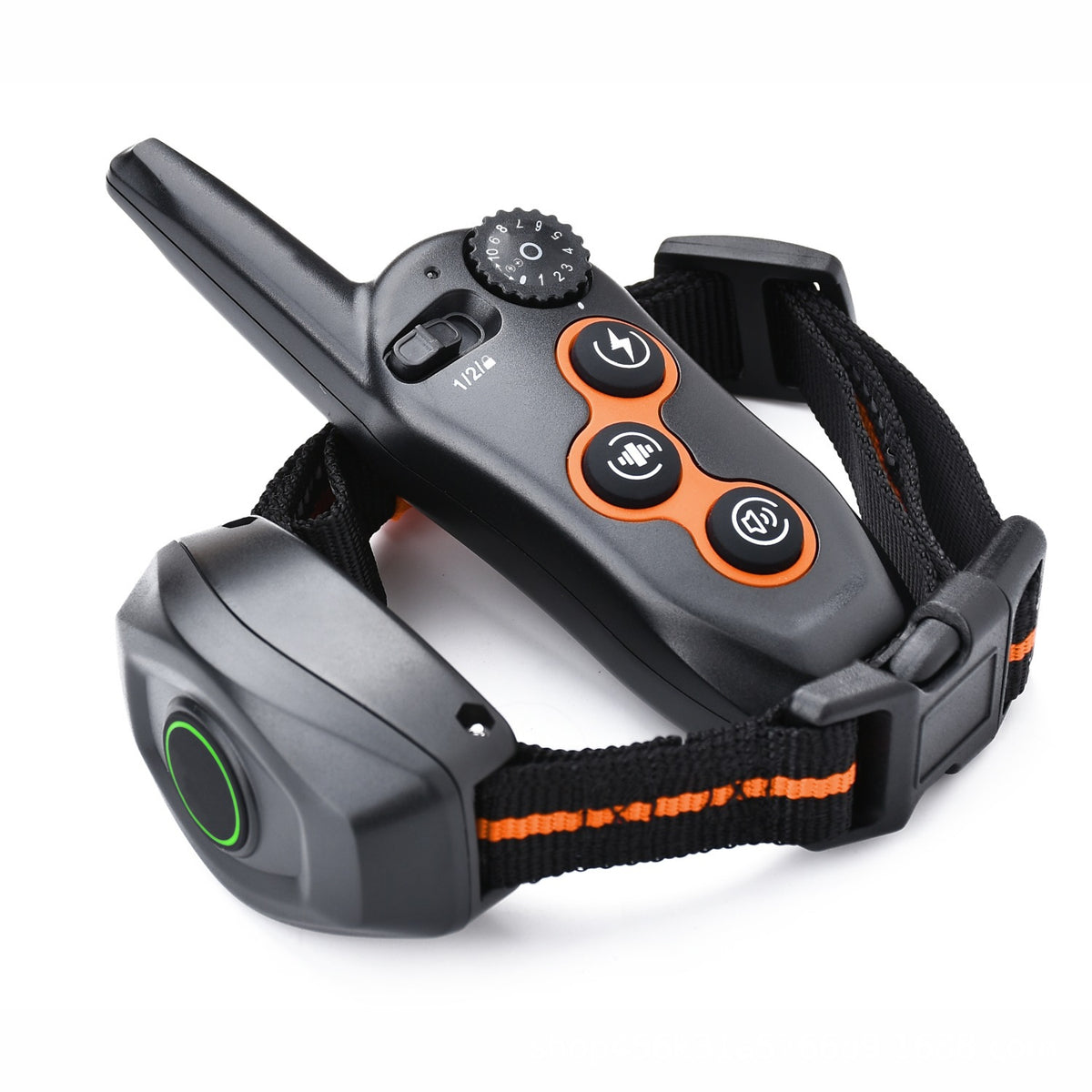 Electronic dog trainer collar with remote control, waterproof bark stopper from CJdropshipping, designed for effective pet training.