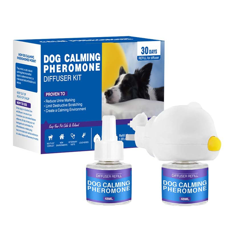 Pet cat and dog anti-stress aromatherapy diffuser from CJdropshipping, with calming essential oils and soothing mist for pets.