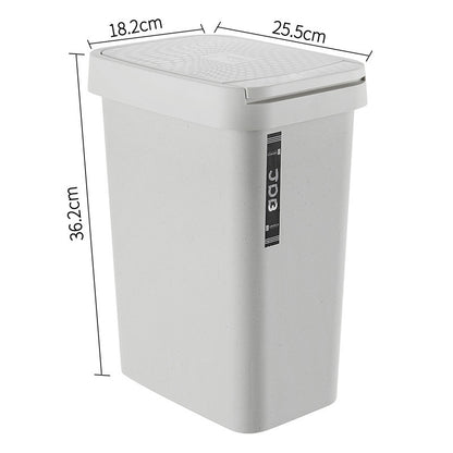 Rectangular Flip Cover Toilet With Lid Push Type
