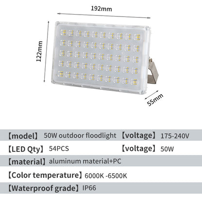 LED Floodlights, Outdoor Waterproof Industrial Workshops, Factory Buildings, Outdoor Lighting, Courtyards, Exploratory Streetlights, Ultra Bright And Strong Light