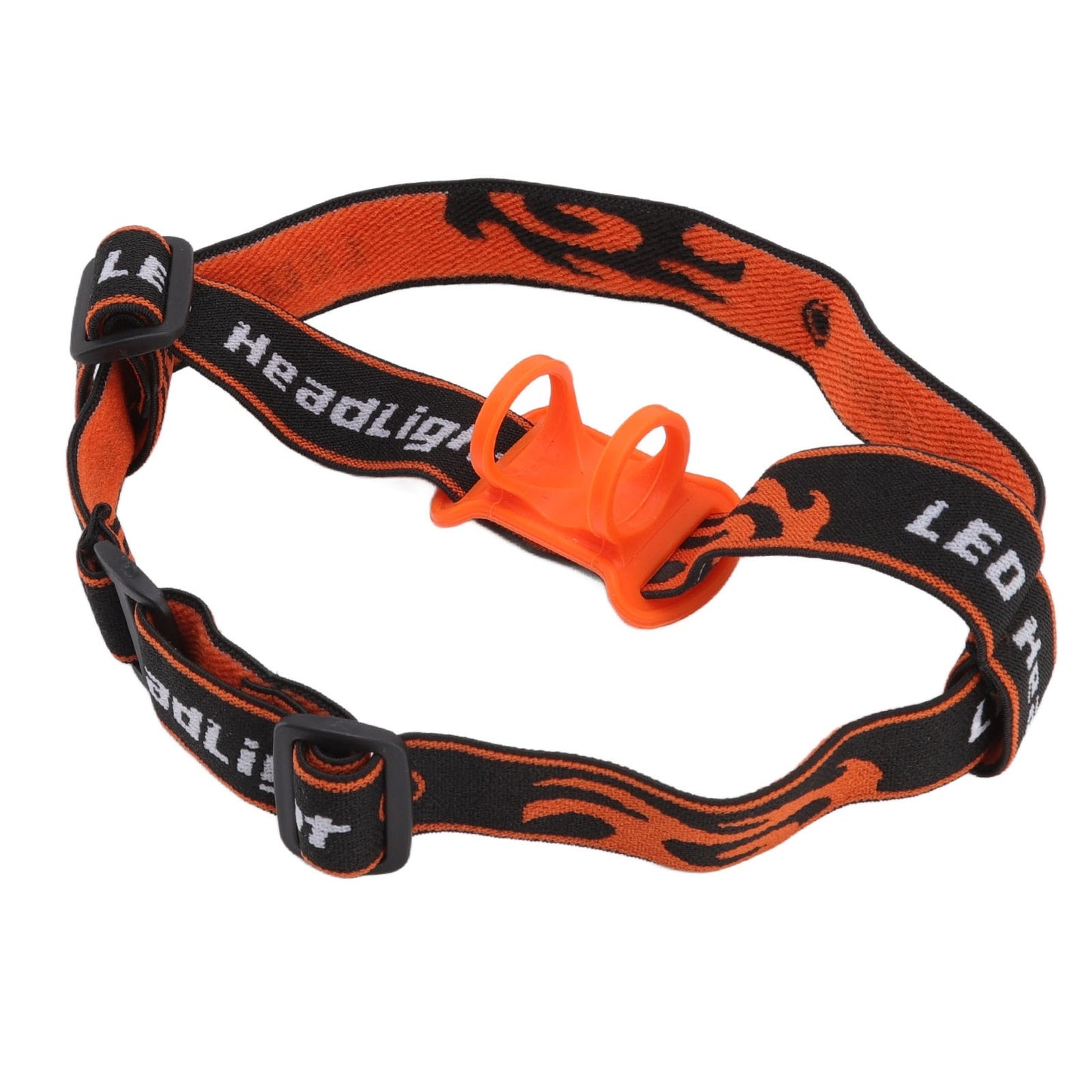 Outdoor Headlamp Elastic Strap Hands Free Headlamp Holder Strap for 22 to 32mm Diameter Flashlight