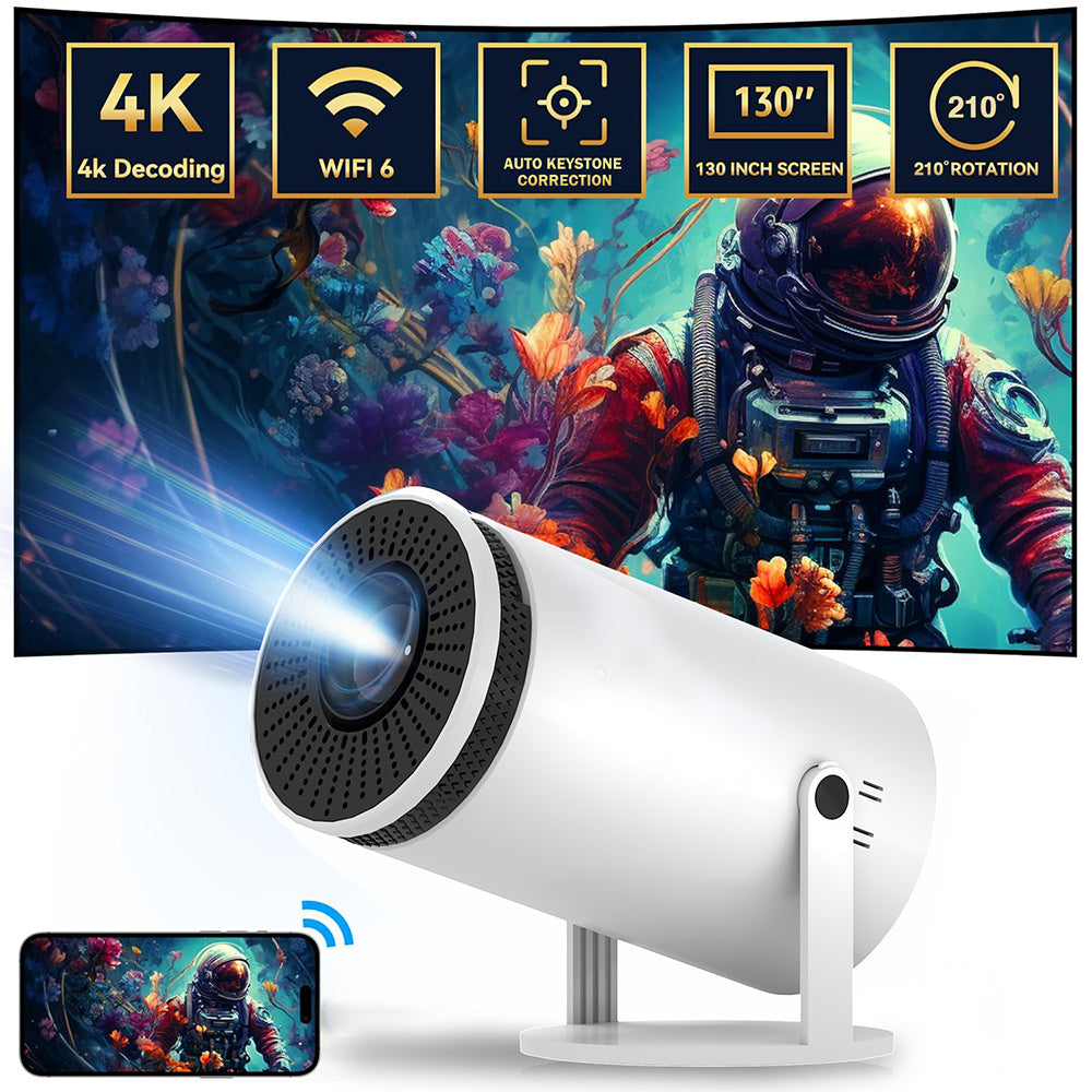 Home HD Projektor Bluetooth Tragbarer Mini 4K Mini Telefon Y5S Heimkino Projektor